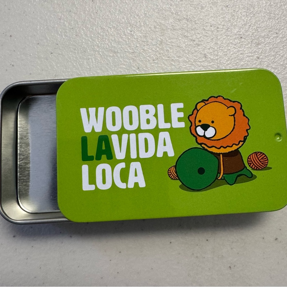 Rare *Hard to Find* “WOOBLE LA VIDA LOCA” custom COLLECTORS EDITION crochet tin